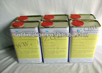 Dye sublimation coating for ceramic tile, glass