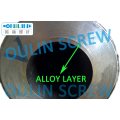 55mm Bi-Metal Film Blowing Screw and Barrel for Reycled HDPE with 40% CaCO3