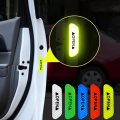 4Pcs/Set Car Open Reflective Tape Warning Mark Night Driving Safety Lighting Luminous Tapes Accessories Car Door Stickers