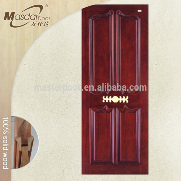 Spanish style indoor wooden door for bathroom