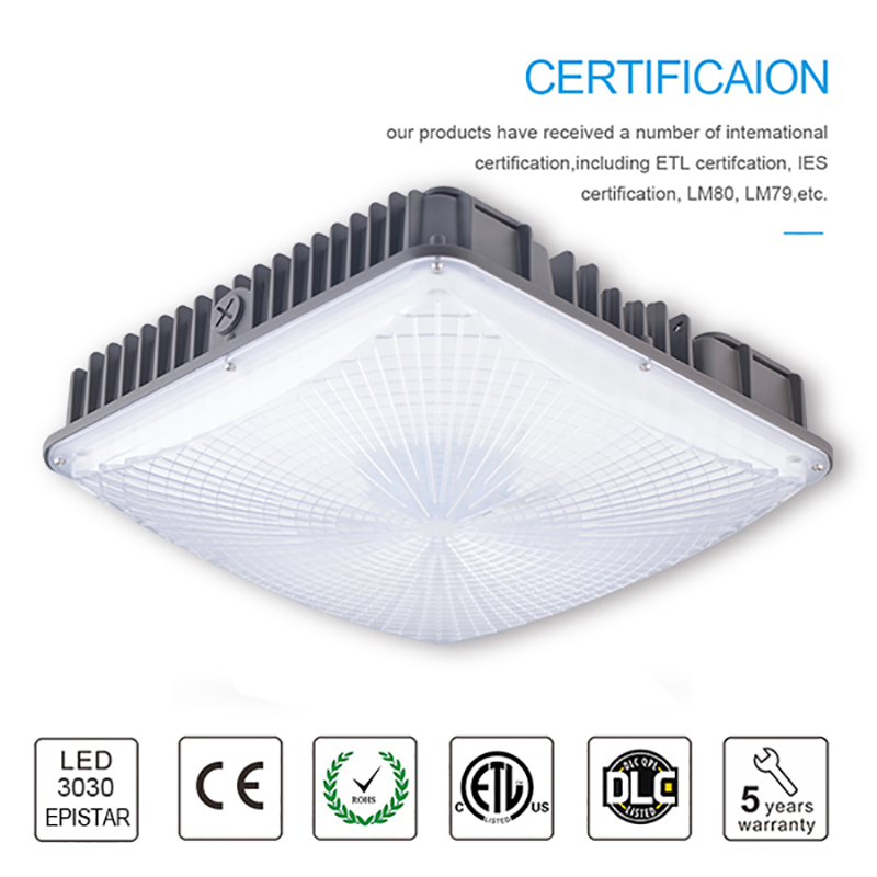 canopy led light fixtures