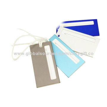 Metal Luggage Tags, 80 x 42 x 3mm Size, OEM Orders Welcomed