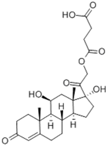 Pregn-4-ene-3,20-dione,21-(3-carboxy-1-oxopropoxy)-11,17-dihydroxy-,( 57251271,11b)- CAS 2203-97-6