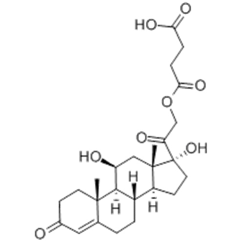 Pregn-4-en-3,20-dion, 21- (3-karboksi-1-oksopropoksi) -11,17-dihidroksi -, (57251271,11b) - CAS 2203-97-6