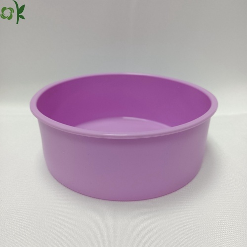 Molde de bolo de silicone redondo