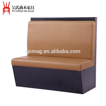 Brown leather sofa dining seat