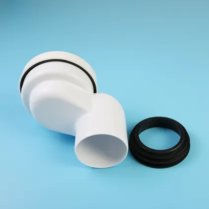 Adjustable Distance Toilet Drain Shifter - Plastic Bathroom Accessory