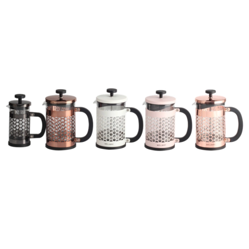 Multi-color optional clear glass coffee pot