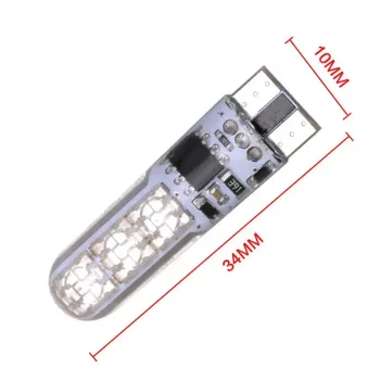 Auto Car LED Light T10 5050 6SMD with Remote Control - Multi-Color Changing Lamp