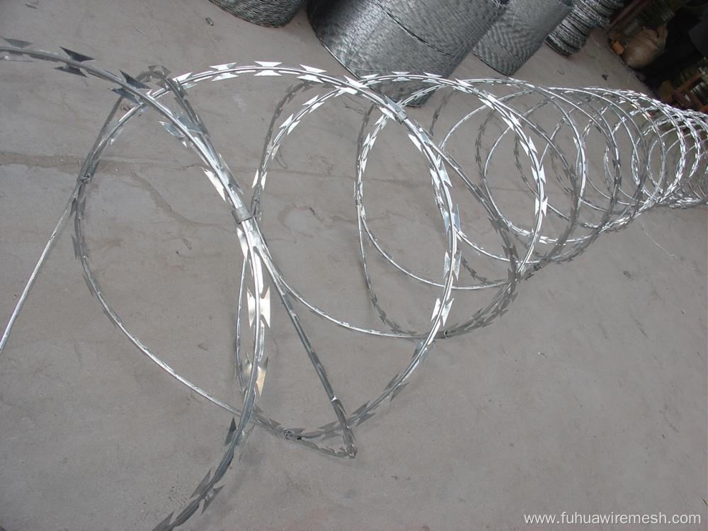 Security Razor Barbed Wire Steel Garden Fence