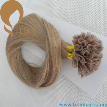 18# hot selling top virgin u tip hair extension