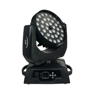 RGBW 36 LED Zoom Moving Head Wash Light for DJ Disco Stage Lighting DMX512