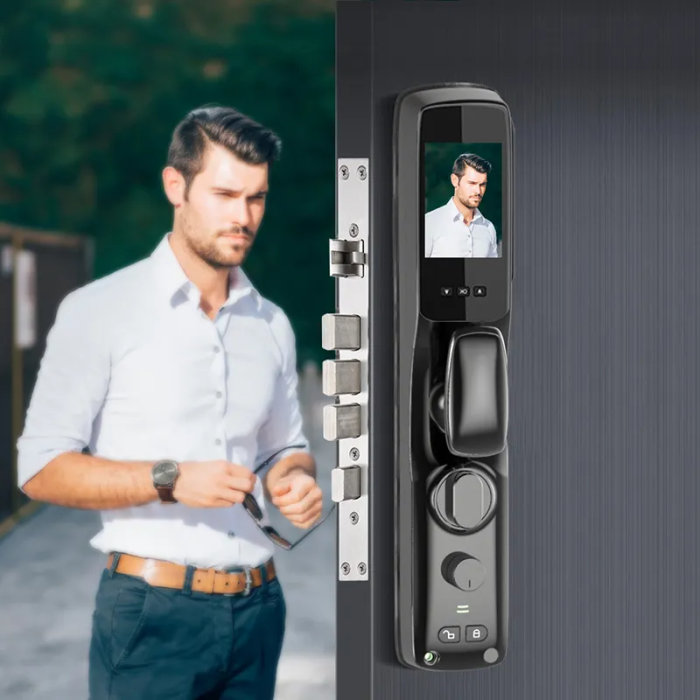Tuya Wi -Fi Door Lock с 3D -распознаванием лица