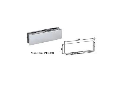 Bottom Door Patch Fitting with DORMA head