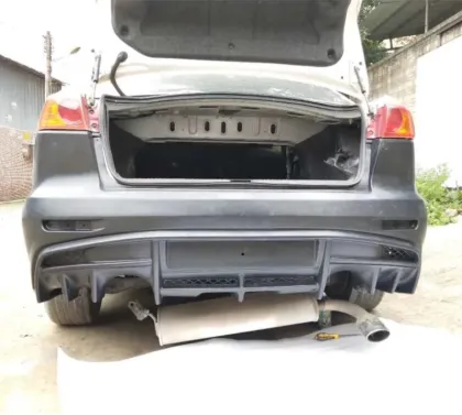 2009-2015 Mitsubishi Lancer V-aris Style Rear Bumper - Car Body Kit