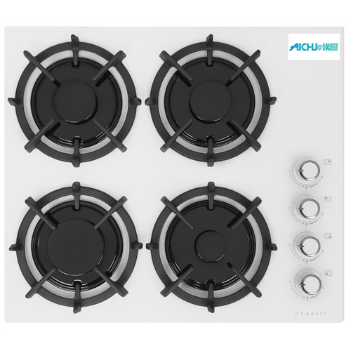 Gas Hobs Hephaestus White Colour