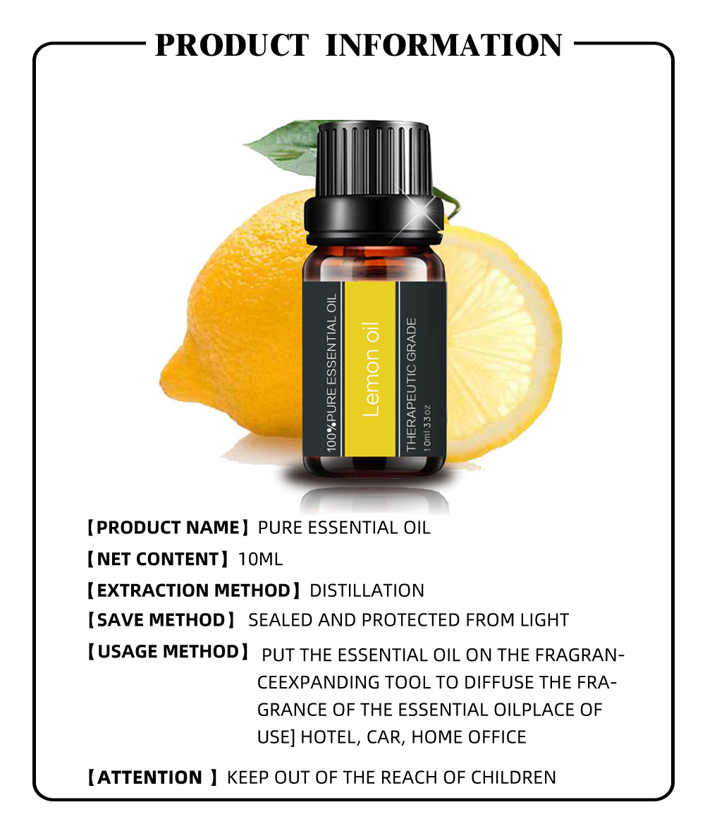 Cosmetic Grade Lemon Essential Oil Wholesale Pure Natural