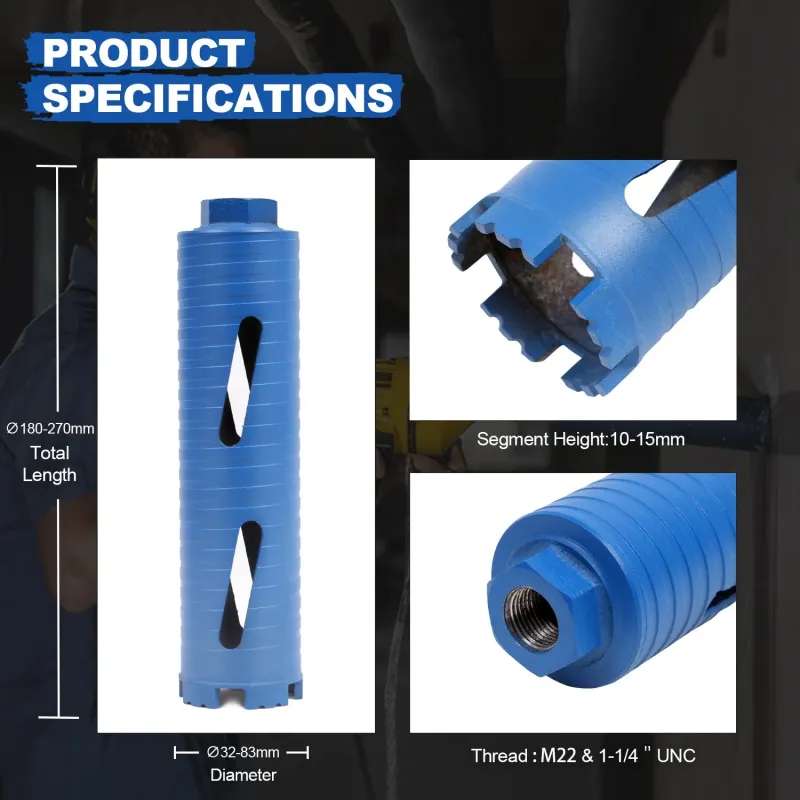 SDS Pilot Diamond Hole Saw Drilling Bits