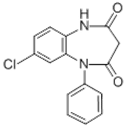 8-Chloor-1-fenyl-1H-1,5-benzodiazepine-2,4 (3H, 5H) -dion CAS 22316-55-8