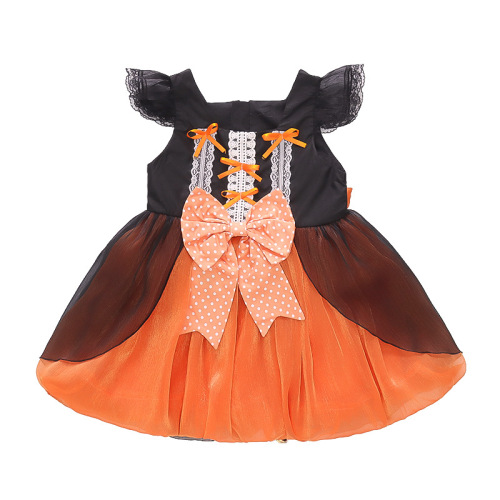 Neugeborenes Halloween -Kleid für Mädchen