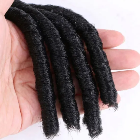 Synthetic Braiding Hair Extensions Dreadlocks Ombre Brown Color X-TRESS Soft Straight Faux Locs Crochet Braids Hair For Women
