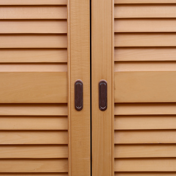 Ventá branca Indoor Shutters Paulownia