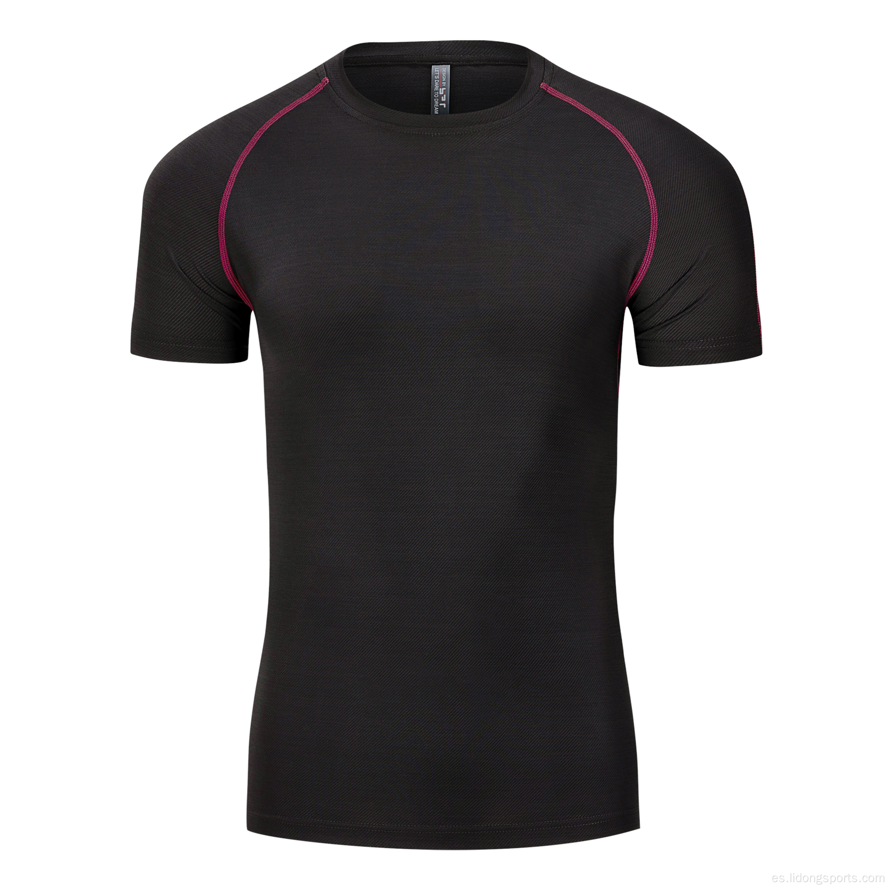 Camiseta de fitness en seco rápido para hombres gimnasios