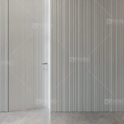 Hidden Door Modern Solid Wooden Grained Flush Design Invisible Door with Invisible Hinge