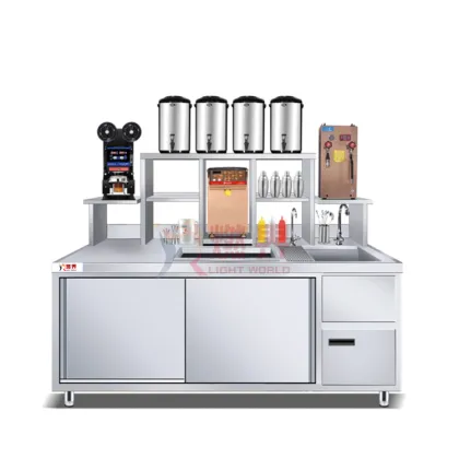 Complete Bubble Tea Equipment Bar: Milk Tea Counter for Bubble Tea Shops