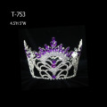Wholesale 4.5 Inch Rhinestone Full Round Pageant Crown