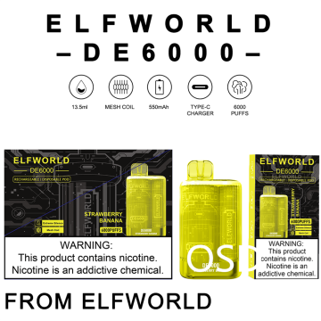 Wholesale Elfworld E-cigarette DE6000