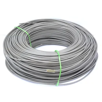 Auto Hydraulic Nylon Core Braided Brake Hose Line ID 3.2mm OD 7.5mm