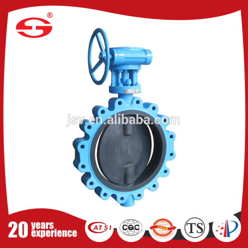 Best Manufacturer cast iron butterfly valve dn200 with All Rubber Lined