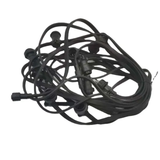 AC220V IP65 Rubber Garland E27 Vintage Patio String Light