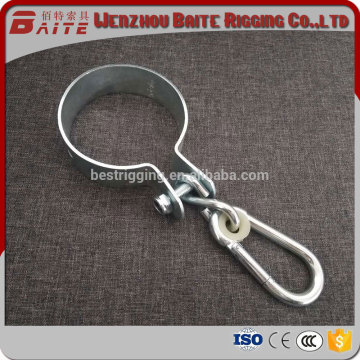 steel heavy duty carabiner spring hook collar hook with snap hook