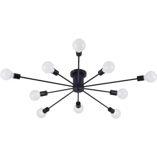 INSHINE White With Black Fixed Pendant Light