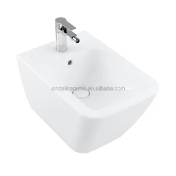 Modern Wall-Mounted Bidets for Women: Elongated Ceramic Toilet Bidets