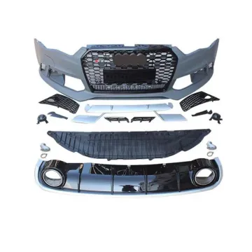 Good Price Car Bumper Kit for Audi A6 to RS6 2012-2018 with RS Grille Front Bumper and Lip