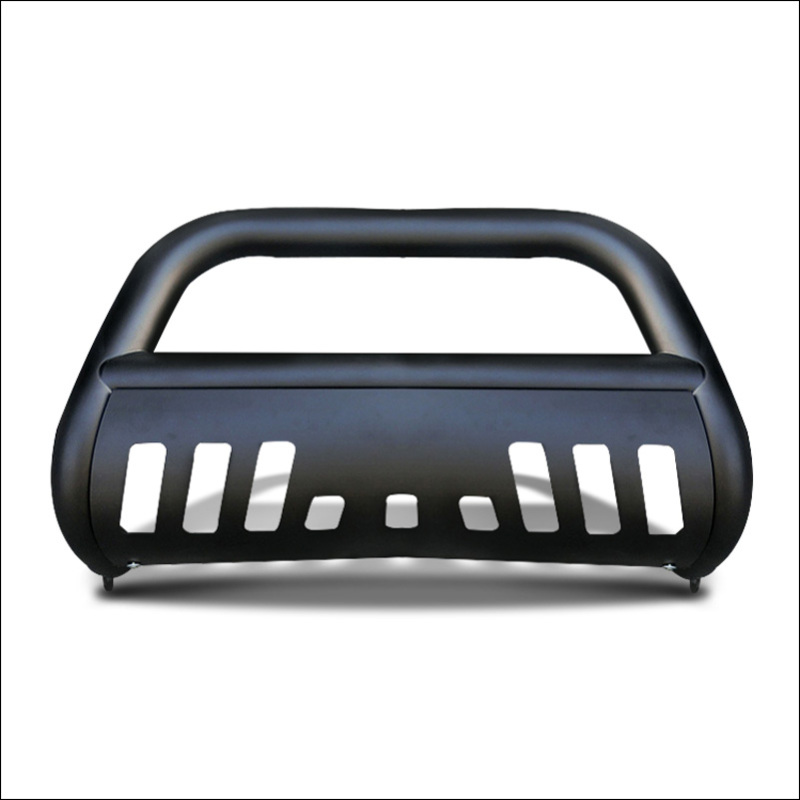 U-shaped baffle with perforated front bumper