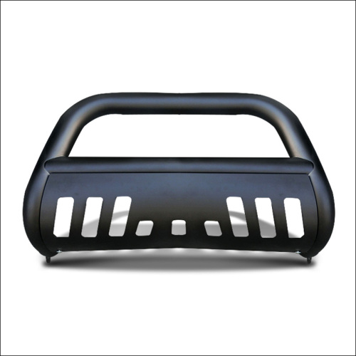 U-shaped baffle with perforated front bumper