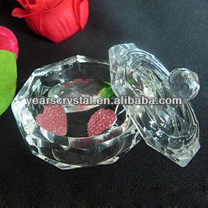 clear jewellery display trinket box