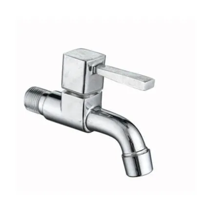 Square type one way outdoor on wall faucet bibcocks
