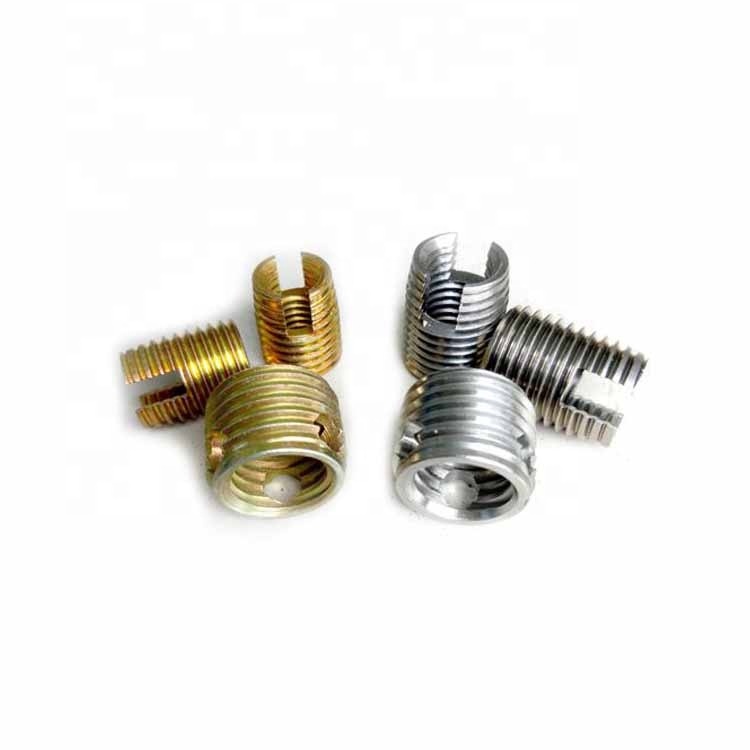 303 Stainless Steel and Carbon Steel Self-Tapping Threaded Inserts M8*1.25*15mm