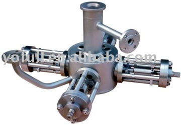 Jacket 4-Way Melt Valve,Jacket Valve for Melt Filter,Chemical Fiber Filtration system part