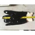 Black PVC cotton linning with smooth gloves