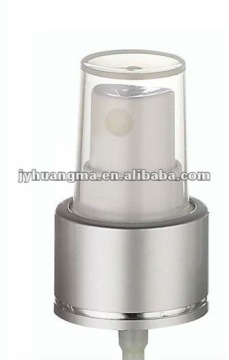 plastic and aluminum spray pump with PP cap