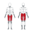 Piatto di attrezzatura da palestra Super Hack Squat Machine caricata