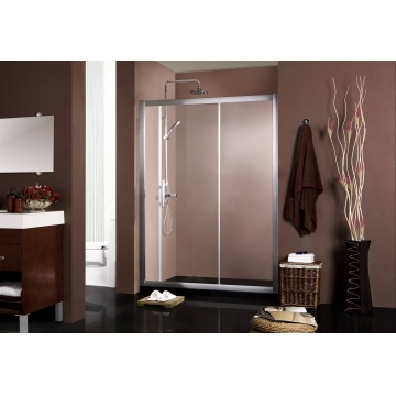 Two Fixed one Sliding Shower Door