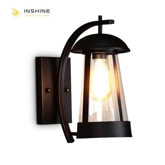 INSHINE Black Outdoor Wall Lamps