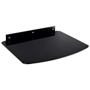 DVD Shelf with Black Glass for STB